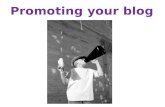 Promoting your Blog