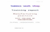Manufacturing Practice (MP) Training Project