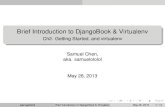 A brief introduction to djangobook and virtualenv