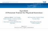 GymSkill - A Personal Trainer for Physical Exercises