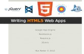 Writing HTML5 Web Apps using Backbone.js and GAE