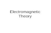 Electromagnetic theory