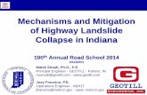 Mechanisms and mitigation of highway landslide collapse in indiana by by Malek Smadi of GEOTILL