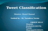IRE Project IIIT Hyderabad Tweet classification Group 37