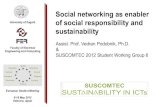 Social networking as enabler of social responsibility and sustainability
