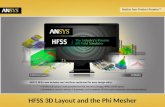 HFSS 3D Layout Phi vs HFSS CAD Classic