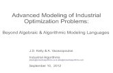 Advanced Modeling of Industrial Optimization Problems