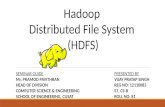 HADOOP AND HDFS presented by Vijay Pratap Singh