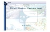 Customer Needs - FDT Technology Solution