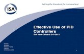 ISA Effective Use of PID Controllers 3-7-2013