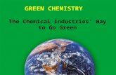 Green chemistry – The Chemical Industries' Way To Go Green