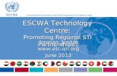 2013 cambridge  escwa technology centre promoting regional sti partnerships , fouad mrad,execuitve director, un escwa technology centre