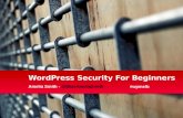 WordPress Security For Beginners