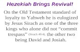 July 13-19 Hezekiah Brings Revival