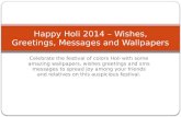 Happy Holi 2014 – Wishes, Greetings, Messages and Wallpapers
