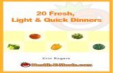 Cook book-healthy-foods-20-fresh-light-amp-quick-dinners-g