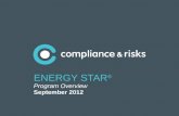 ENERGY STAR Program Overview
