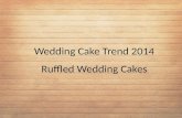 Wedding Cake Trend 2014: Ruffled Wedding Cakes