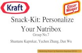 Snack-kit: personalize your nutribox (Oscar Mayer's Product extension)