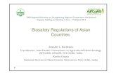 Biosafety Regulations of Asian Countries 2013