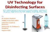 UV technology for disinfecting surfaces