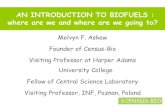 Melvyn Askew: Introduction To Biofuels