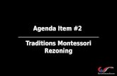 Traditions Montessori Rezoning