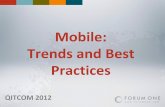 Mobile: Trends and Best Practices