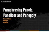 Paraphrasing Panels, Panelizer and Panopoly