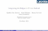 Integrating the Belgian e-ID into Android - Gauthier Van Damme - droidcon.be 2011