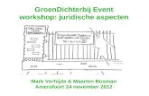 Presentatie Juridische aspecten GroenDichterbij 20121124