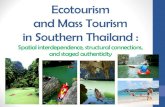 Ecotourism & mass tourism in southern thailand