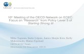 10th Meeting of the OECD Network on ECEC: Focus on “Research” from Policy Lever 5 of Starting Strong III
