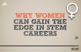 Why women can gain the edge in STEM careers
