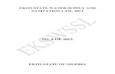 Ekiti State Water and Sanitation Law 2013