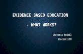 Brazil - Evidence-based Education: What Works?
