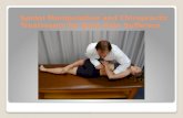 Spinal manipulation and chiropractic treatments for back pain sufferers
