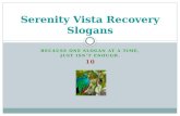(11) Sobriety and  Recovery Slogans from Drug Rehab, in Panama Serenity Vista