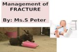 Management of Fractures