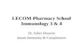 Pharm immuno3 &4 q innate immunity & complement