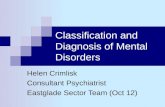 Classification assesment and diagnosis of mental disorders (asw) new