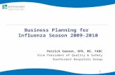 Business Planning for Influenza Season 2009-10