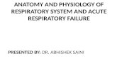 Abhishek respiratory ANATOMY & PHYSIOLOGY , and ACUTE RESPIRATORY FAILURE