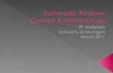 Overview of Evidence Based Medicine and Systematic Review Methodology
