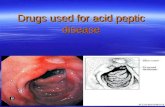 Acid peptic disease (VK)
