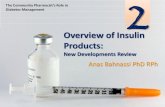 A quick review of available insulin products