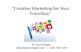 Creative Marketing for Your Franchise