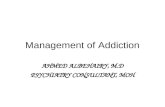 Management of addiction