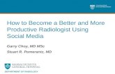 Social Media for Radiologists - How to become more productive using social media in radiology