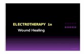 Electrotherapy in wound healing
